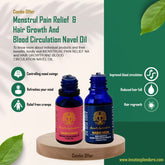 Menstrul Pain Relief Navel Oil & Hair Growth And Blood Circulation Navel Oil